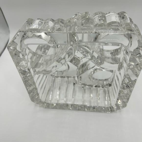 Partylite Crystal Castle Tealight Votive Candle Holder Retired P7170 W/ Box - Picture 7 of 13